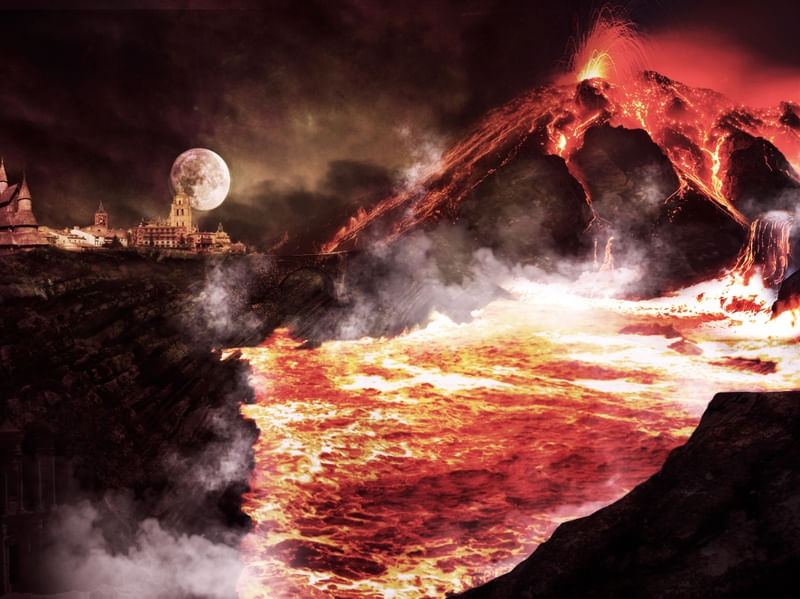 EM MEIO A LAVA
