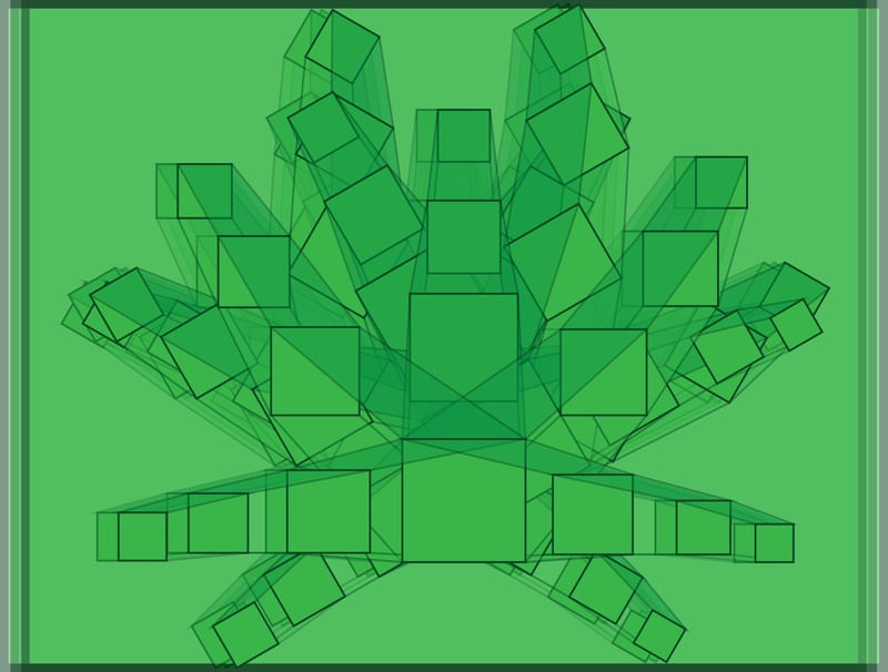 VERDE GEOMÉTRICO
