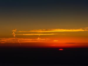 INFLIGHT SUNSET