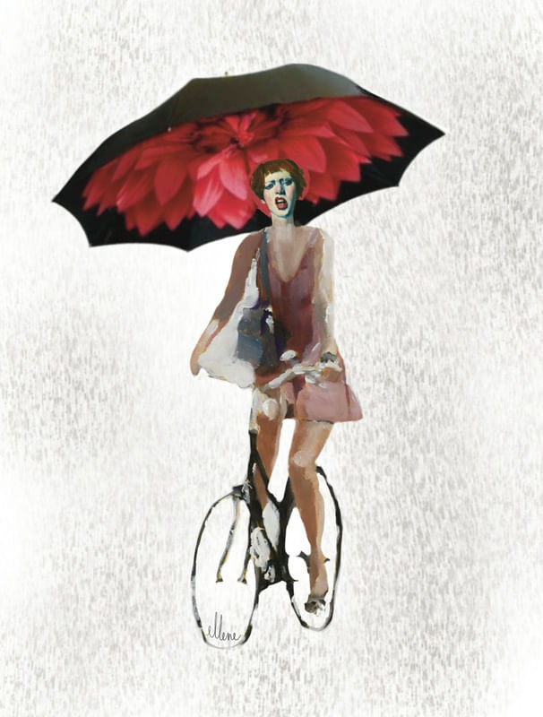 BIKE IN THE RAIN