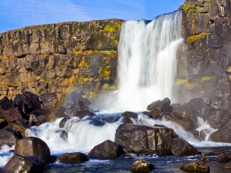 CACHOEIRA OXARARFOSS - ISLÂNDIA