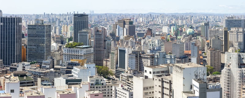 HORIZONTE PAULISTANO EM PANORÂMICA 01 - SÉRIE DÍPTICA