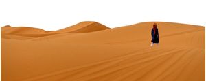 HOMEM NO DESERTO