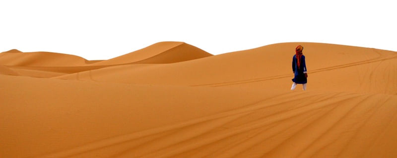 HOMEM NO DESERTO