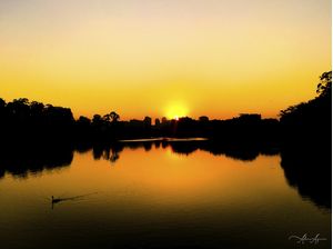 PÔR DO SOL - PARQUE DO IBIRAPUERA