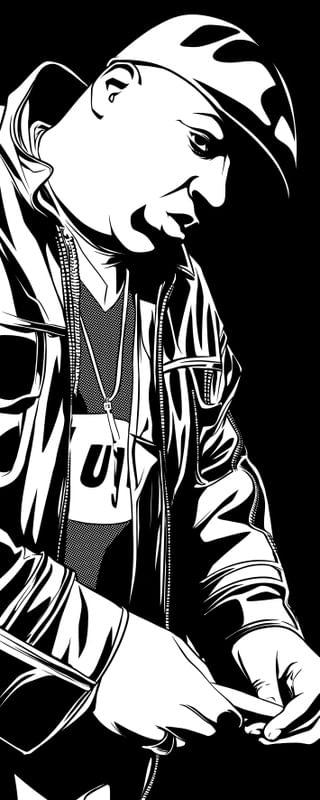 BIGGIE SMALLS POR SANDÁLIA FURADA