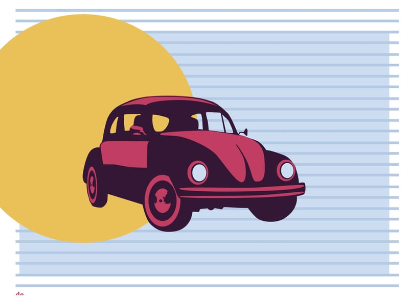 VINTAGE CAR - FUSCA 4