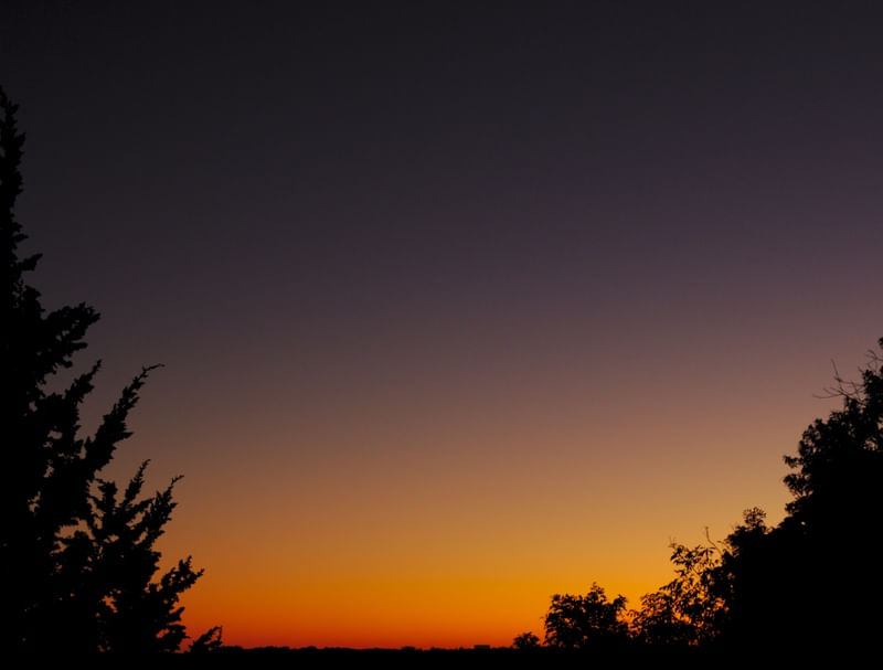 CORES DO ENTARDECER NO INVERNO