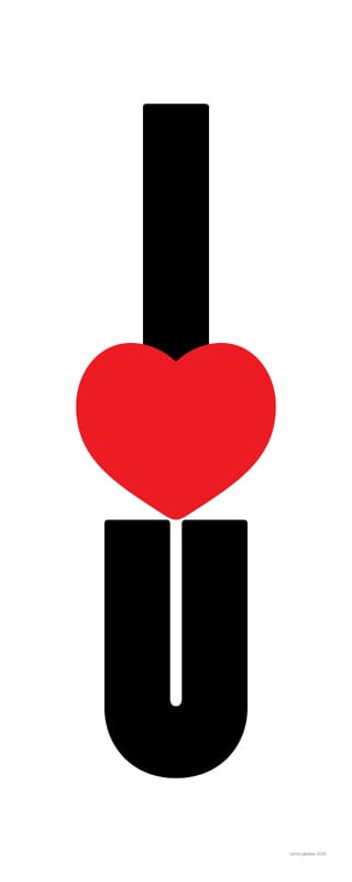 I LOVE U FUNDO BRANCO 2