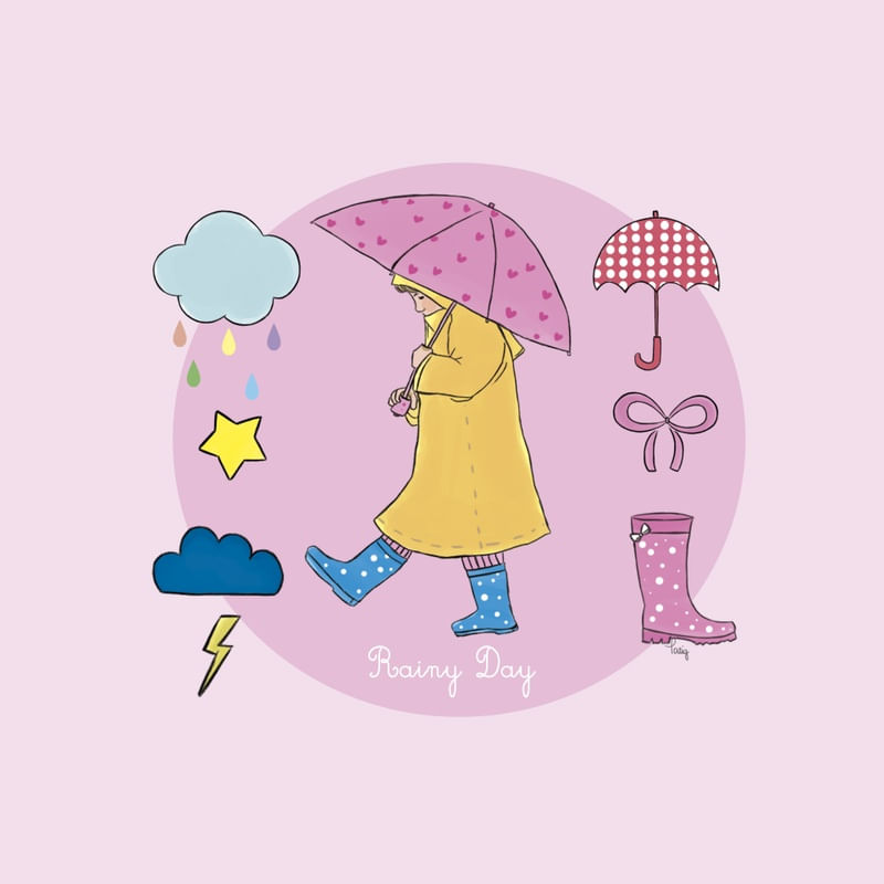 GAROTA NA CHUVA