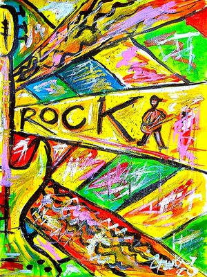 O ROCK EM CORES