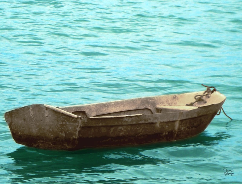 O BARCO NO MAR