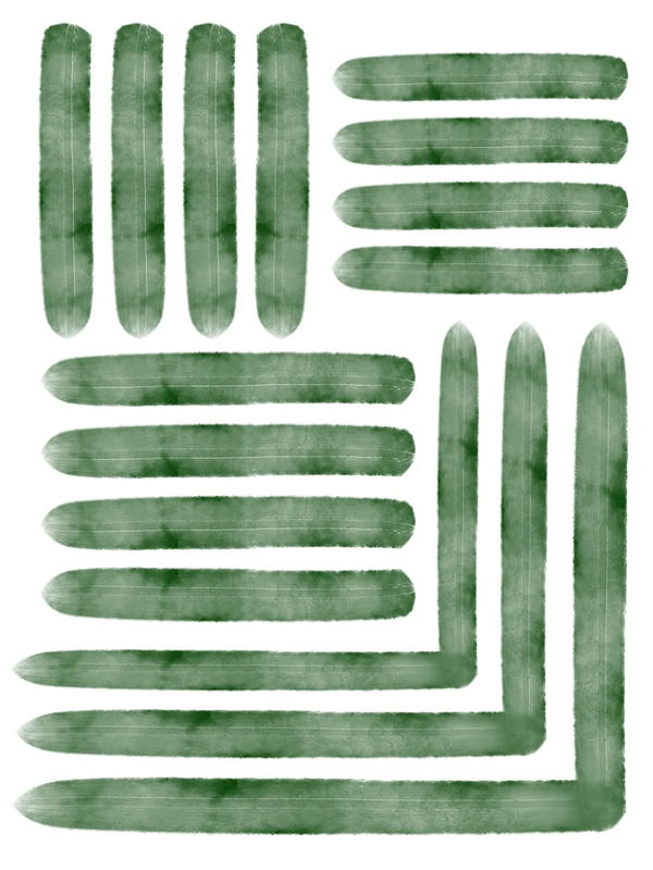 LINHAS VERDES ABSTRATAS