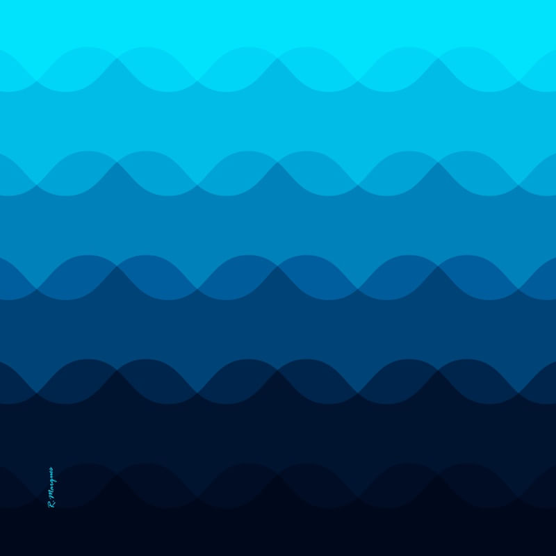 NIGHT BLUE WAVE