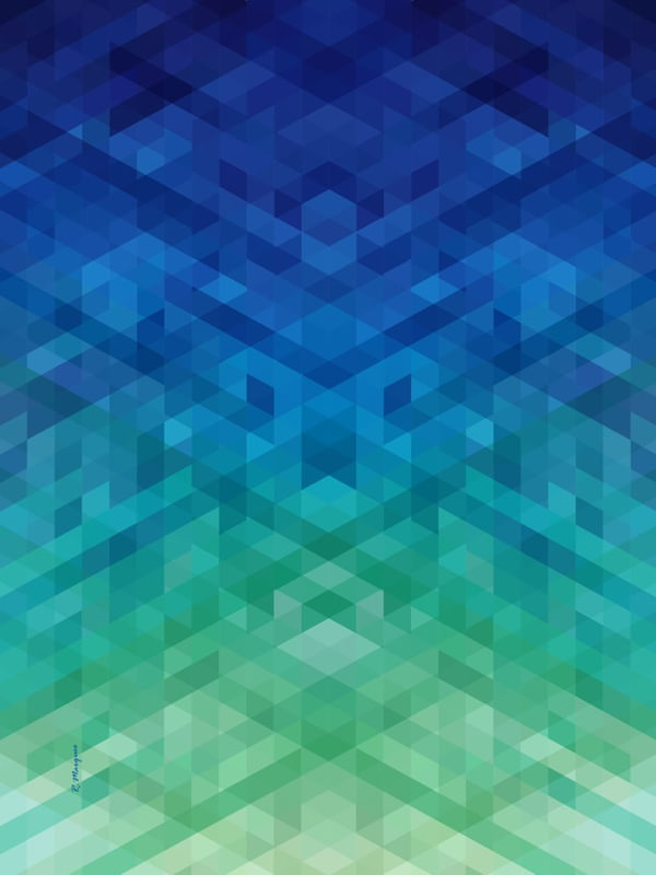 GREEN NIGHT ABSTRACT