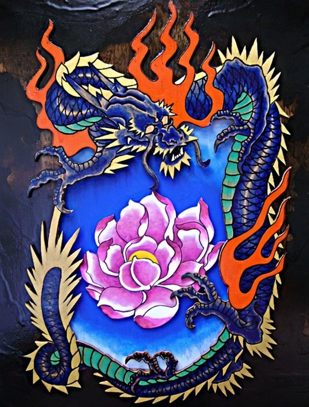 DRAGÃO E LOTUS