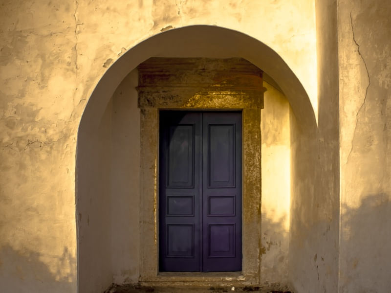 PORTA DE OURO AZUL