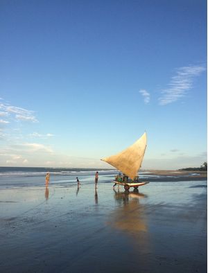 A JANGADA E O MAR
