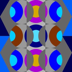 GEOMETRIA MINIMALISTA MULTICOLORIDA