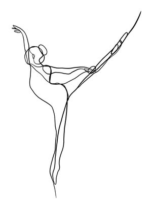 O SALTO DA BAILARINA EM UMA LINHA