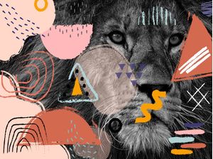 ARTE GEOMETRIC LION
