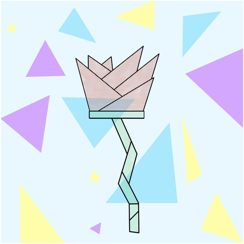 FLOR TRIANGULOS