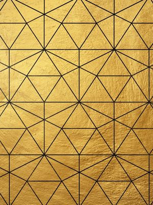 MOSAICO TRIÂNGULOS DOURADOS