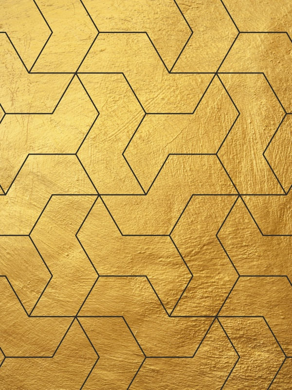 MOSAICOS OURO DE LUXO