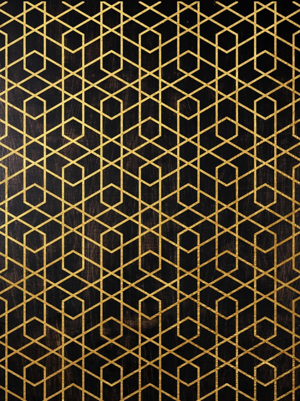 MOSAICOS DOURADOS SOBREPOSTOS VI