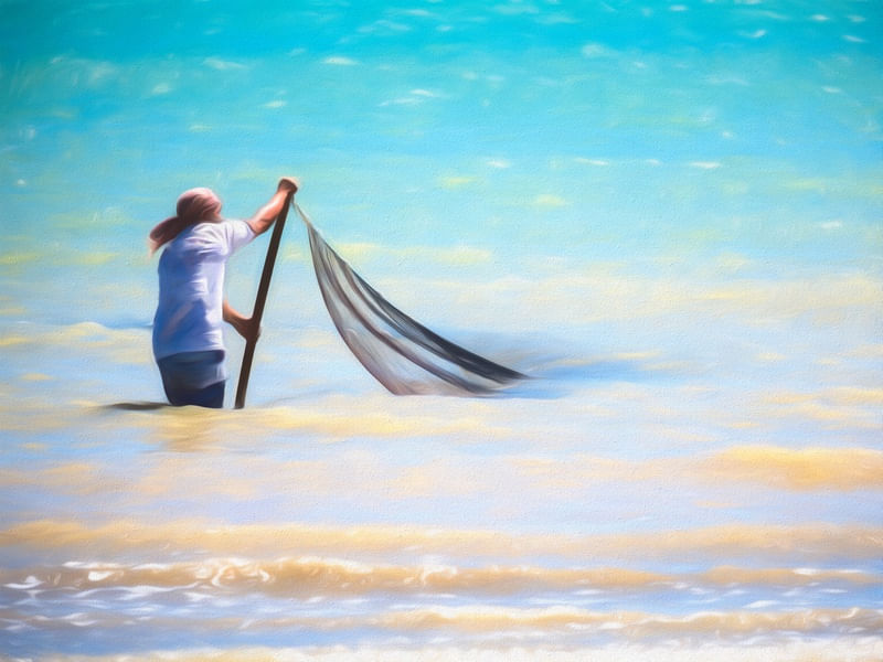 PESCANDO NA MARÉ