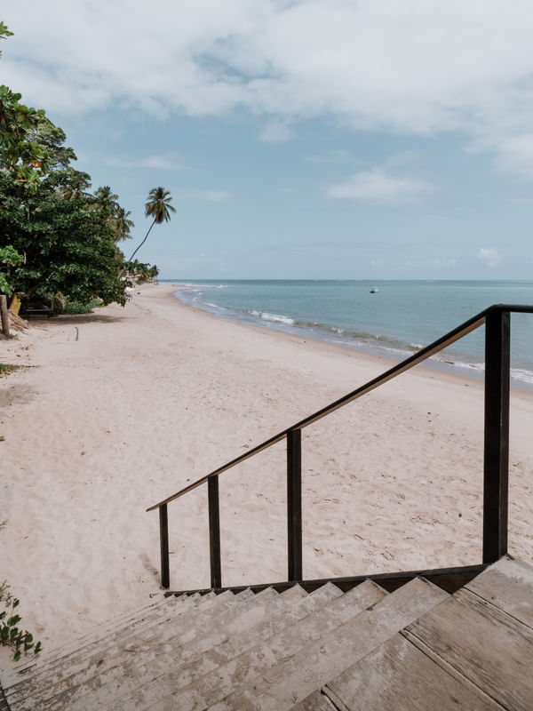 DA ESCADA PARA A PRAIA