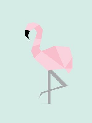 FLAMINGOLU GEOMÉTRICO