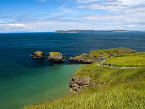 BELA VISTA DO MAR NA IRLANDA DO NORTE