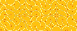 AZULEJO CURVA E PINGO AMARELO E LARANJA
