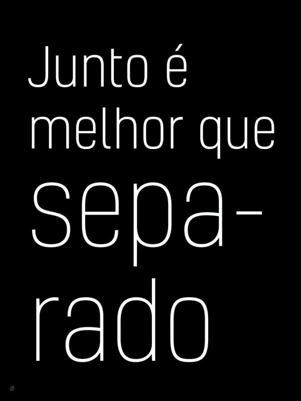 JUNTO É MELHOR QUE SEPARADO 20 N