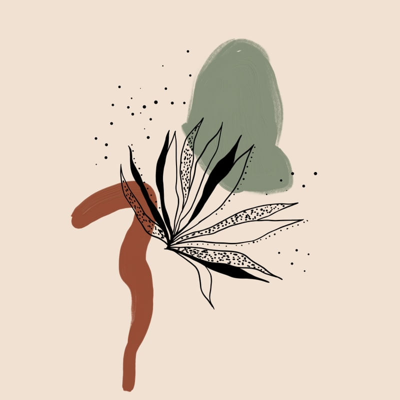 FOLIAGE MINIMALISTA QUADRADO