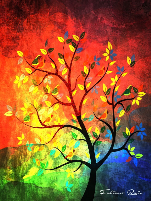 THE TREE AND THE BIRDS