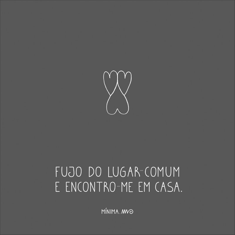 FUJO DO LUGAR-COMUM...