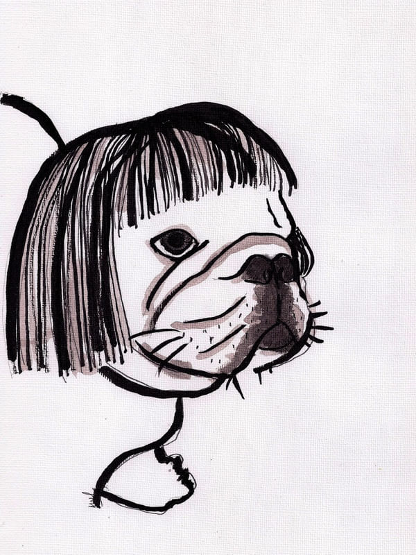 FRENCHIE CHANEL BW