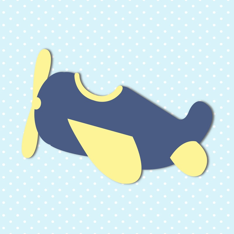 AVIÃO AZUL