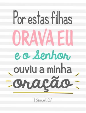 O SENHOR OUVIU MINHA ORAÇÃO