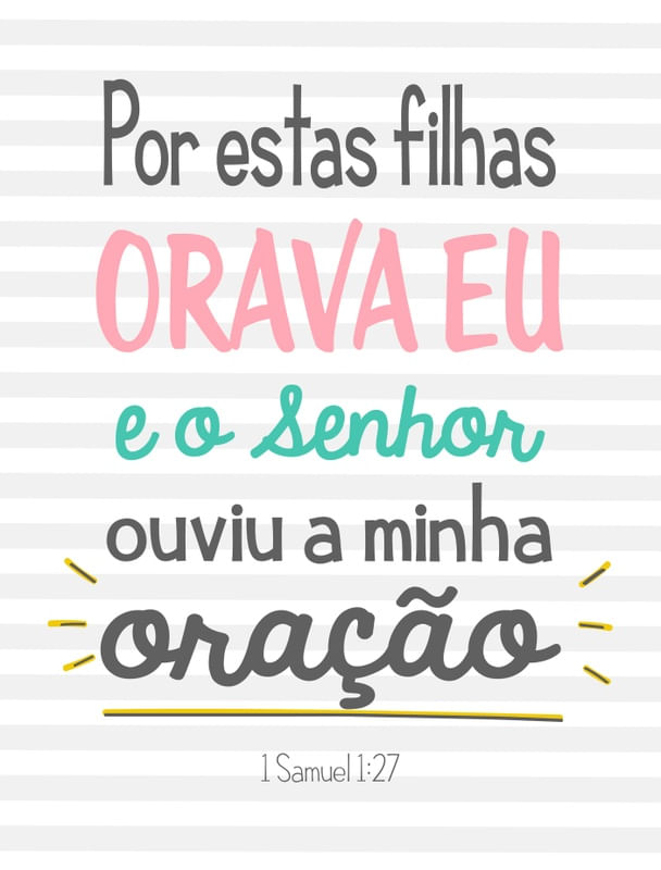 O SENHOR OUVIU MINHA ORAÇÃO