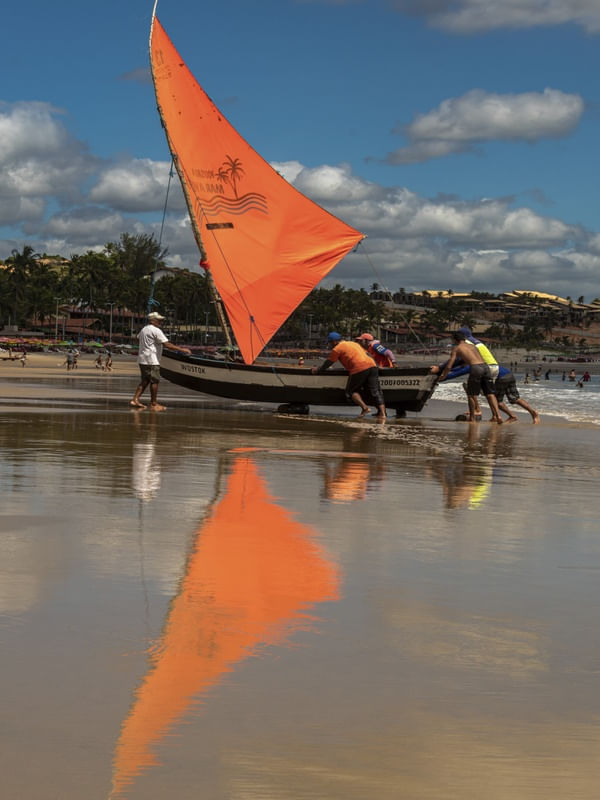 JANGADA NA PRAIA DE LAGOINHA_CE