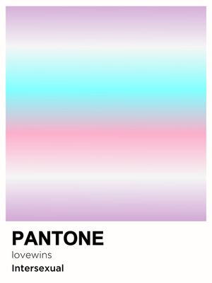 PRIDE INTERSEXUAL PANTONE