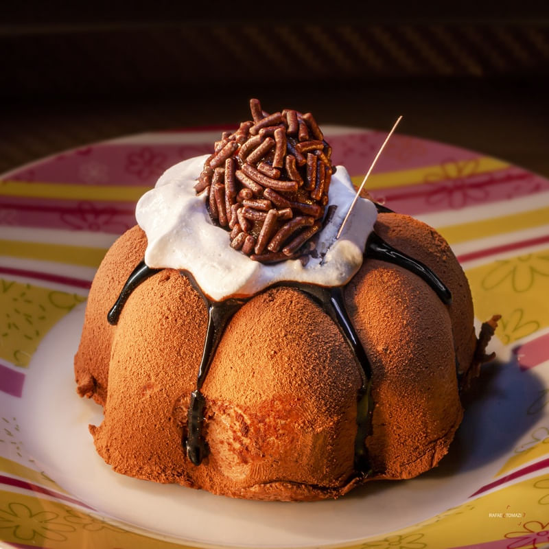 BOLINHO DE CHOCOLATE - QUADRADA