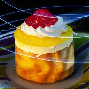BOLINHO EM LIGHT PAINTING - QUADRADA