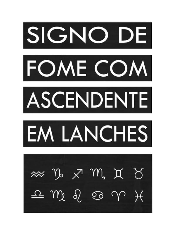 SIGNO DE FOME