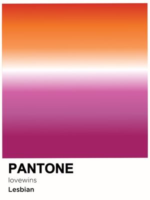 PRIDE LESBIAN PANTONE