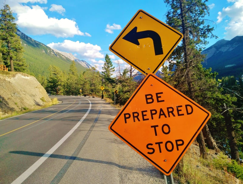 BE PREPARED TO STOP
