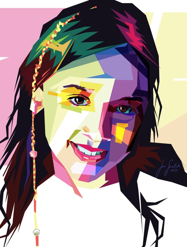 ARTE RETRATO WPAP - ALICE